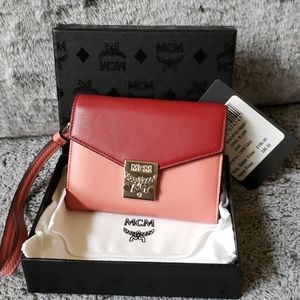 MCM Leather Mini Card Case